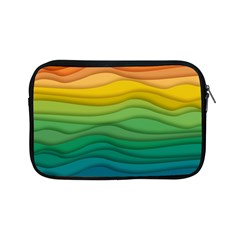 Background Waves Wave Texture Apple Ipad Mini Zipper Cases by Sapixe