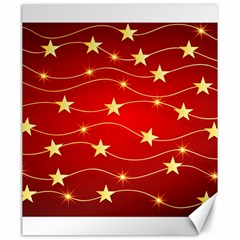 Stars Background Christmas Decoration Canvas 20  X 24  by Sapixe