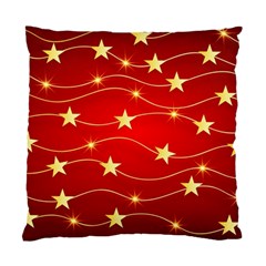 Stars Background Christmas Decoration Standard Cushion Case (one Side) by Sapixe