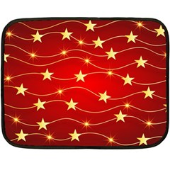 Stars Background Christmas Decoration Fleece Blanket (mini) by Sapixe