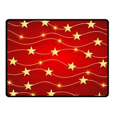 Stars Background Christmas Decoration Fleece Blanket (small) by Sapixe