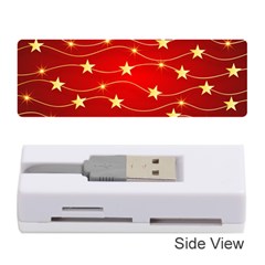 Stars Background Christmas Decoration Memory Card Reader (stick) by Sapixe