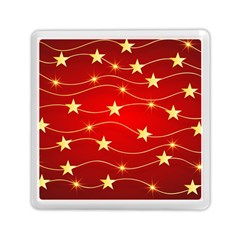 Stars Background Christmas Decoration Memory Card Reader (square) by Sapixe