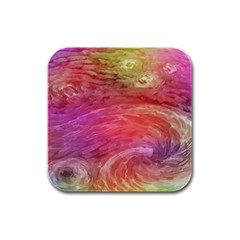 Background Wallpaper Abstract Rubber Square Coaster (4 Pack)  by Sapixe