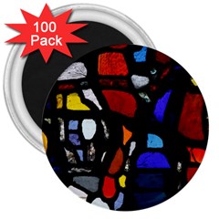 Art Bright Lead Glass Pattern 3  Magnets (100 Pack) by Sapixe