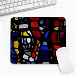 Art Bright Lead Glass Pattern Large Mousepads Front