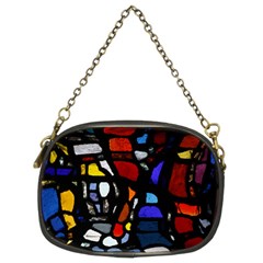 Art Bright Lead Glass Pattern Chain Purse (two Sides) by Sapixe