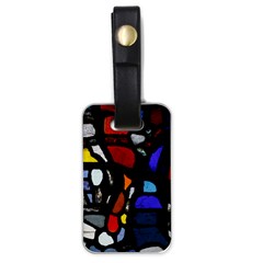 Art Bright Lead Glass Pattern Luggage Tags (one Side)  by Sapixe