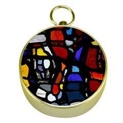 Art Bright Lead Glass Pattern Gold Compasses by Sapixe