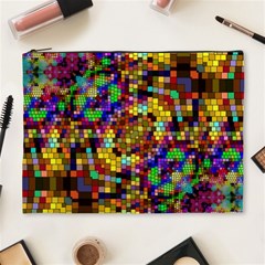 Color Mosaic Background Wall Cosmetic Bag (xl) by Sapixe