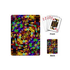 Color Mosaic Background Wall Playing Cards (mini) by Sapixe