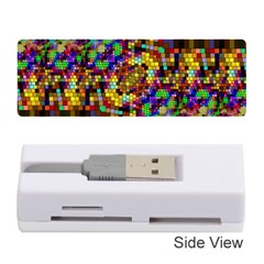 Color Mosaic Background Wall Memory Card Reader (stick) by Sapixe