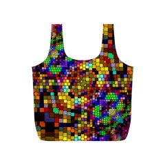 Color Mosaic Background Wall Full Print Recycle Bag (s)