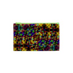 Color Mosaic Background Wall Cosmetic Bag (xs) by Sapixe