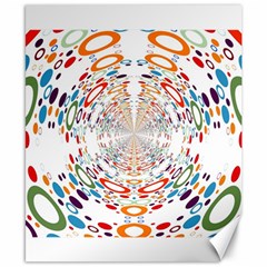 Wallpaper Pattern Colorful Color Canvas 8  X 10  by Sapixe