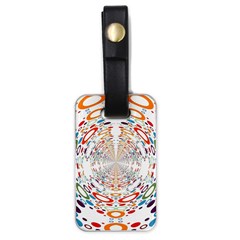 Wallpaper Pattern Colorful Color Luggage Tags (one Side)  by Sapixe