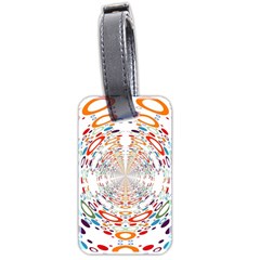 Wallpaper Pattern Colorful Color Luggage Tags (two Sides) by Sapixe