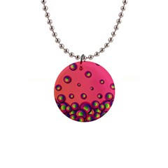 Wallpaper Background Funny Texture 1  Button Necklace by Sapixe