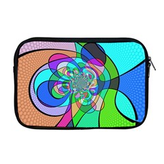 Retro Wave Background Pattern Apple Macbook Pro 17  Zipper Case