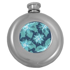 Graphic Design Wallpaper Abstract Round Hip Flask (5 Oz)