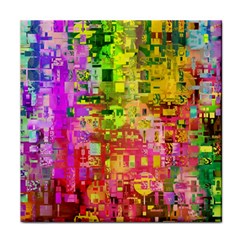 Color Abstract Artifact Pixel Face Towel