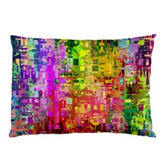 Color Abstract Artifact Pixel Pillow Case