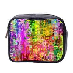 Color Abstract Artifact Pixel Mini Toiletries Bag (Two Sides)