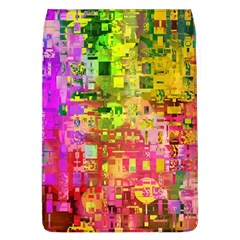 Color Abstract Artifact Pixel Removable Flap Cover (L)