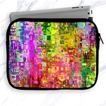 Color Abstract Artifact Pixel Apple iPad 2/3/4 Zipper Cases Front