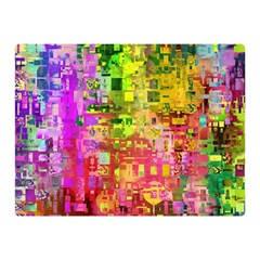 Color Abstract Artifact Pixel Double Sided Flano Blanket (Mini) 