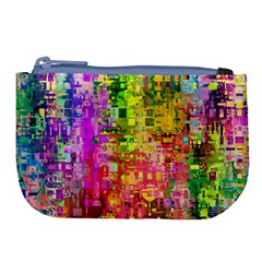 Color Abstract Artifact Pixel Large Coin Purse