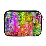 Color Abstract Artifact Pixel Apple MacBook Pro 17  Zipper Case Front