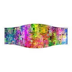 Color Abstract Artifact Pixel Stretchable Headband