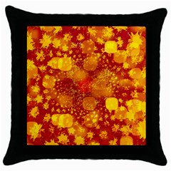 Christmas Star Advent Background Throw Pillow Case (black)