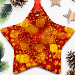 Christmas Star Advent Background Star Ornament (two Sides)