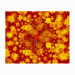 Christmas Star Advent Background Small Glasses Cloth (2-side) by Sapixe