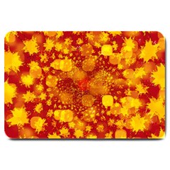 Christmas Star Advent Background Large Doormat  by Sapixe