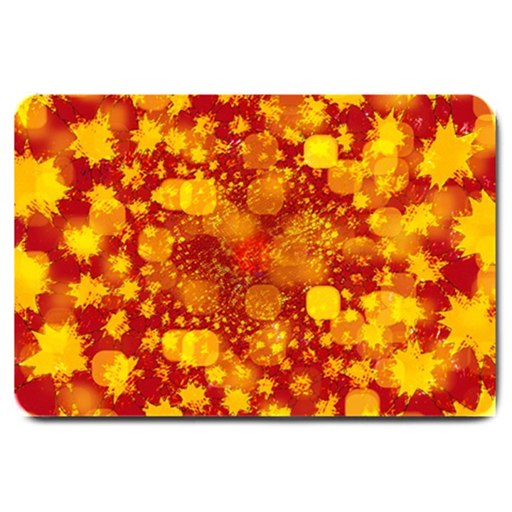 Christmas Star Advent Background Large Doormat 