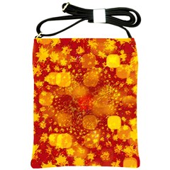 Christmas Star Advent Background Shoulder Sling Bag by Sapixe