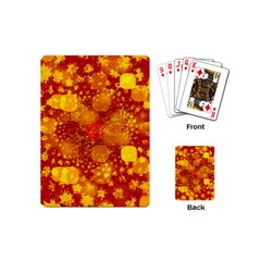 Christmas Star Advent Background Playing Cards (mini)