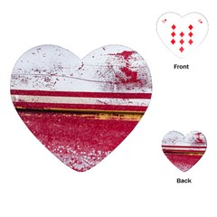 Boat Chipped Close Up Damaged Playing Cards (heart) by Sapixe