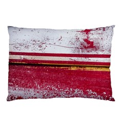 Boat Chipped Close Up Damaged Pillow Case by Sapixe