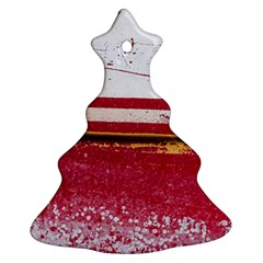 Boat Chipped Close Up Damaged Ornament (christmas Tree)  by Sapixe