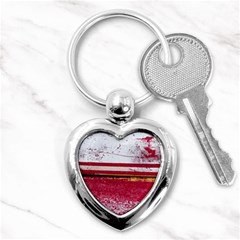 Boat Chipped Close Up Damaged Key Chains (heart)  by Sapixe