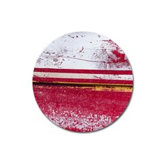 Boat Chipped Close Up Damaged Magnet 3  (round) by Sapixe