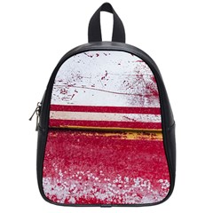 Boat Chipped Close Up Damaged School Bag (small) by Sapixe