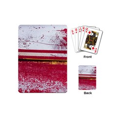 Boat Chipped Close Up Damaged Playing Cards (mini) by Sapixe