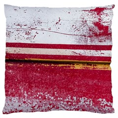 Boat Chipped Close Up Damaged Large Cushion Case (two Sides) by Sapixe