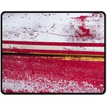 Boat Chipped Close Up Damaged Double Sided Fleece Blanket (Medium)  58.8 x47.4  Blanket Front