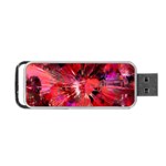 Color Abstract Background Textures Portable USB Flash (Two Sides) Front